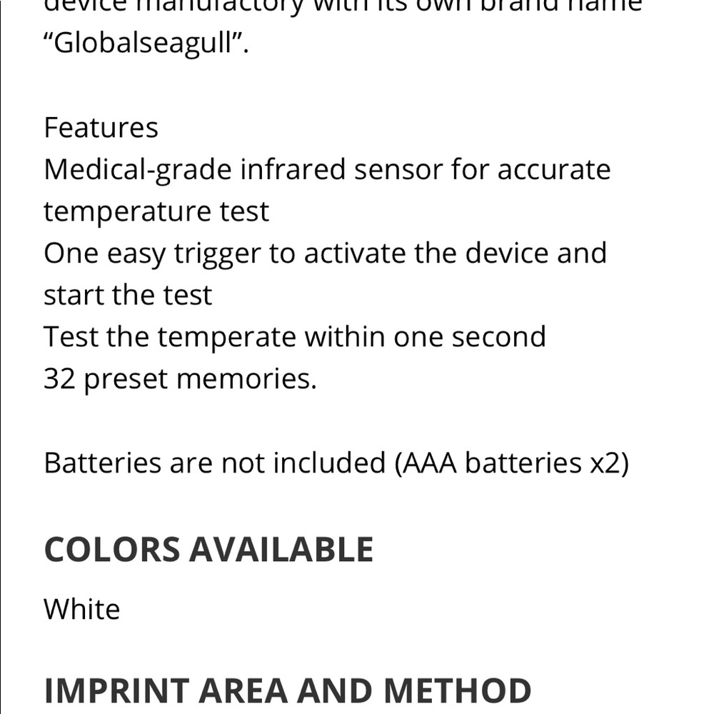 Infrared thermometer - Picture 10 of 10